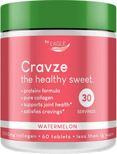 Load image into Gallery viewer, Cravze - Collagen Chewable Tablets with Protein - Watermelon Flavor (Value Pack & Save) - Eagle_Supplements