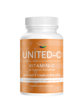 Load image into Gallery viewer, USA Made and Sourced Vitamin C - United C. China Free